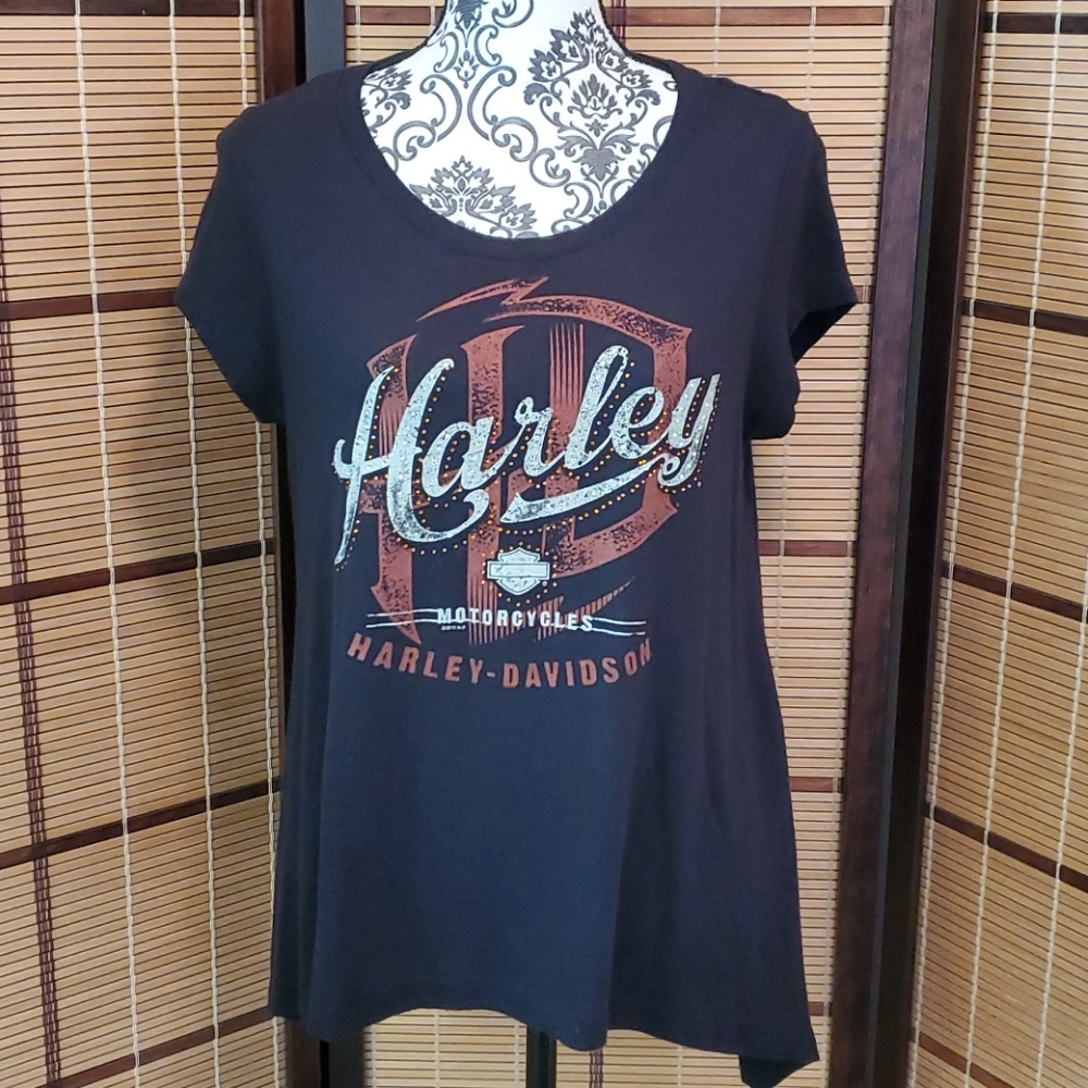 Genuine Harley Davidson Asymmetric Tee